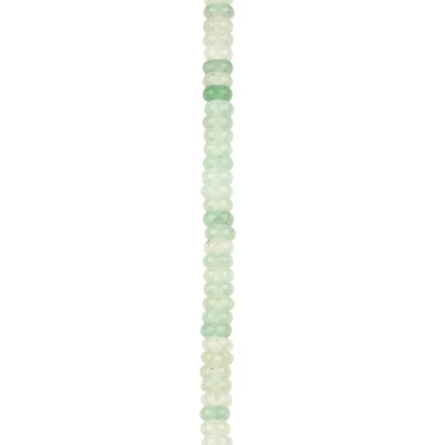Light Green Dyed Aventurine Rondelle Beads, 4mm by Bead Landing™