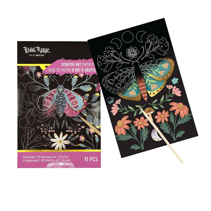 Brea Reese™ Mini Lunar Scratch Art Paper Pad