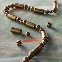 Oxidized Brass Metal Mixed Beads by Bead Landing™