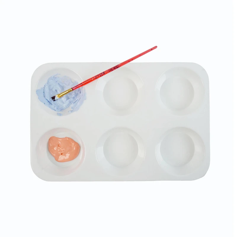 Deep 6-Well Plastic Palette by Artist's Loft®