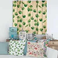 Designart - Tropical Green Leaves Patern