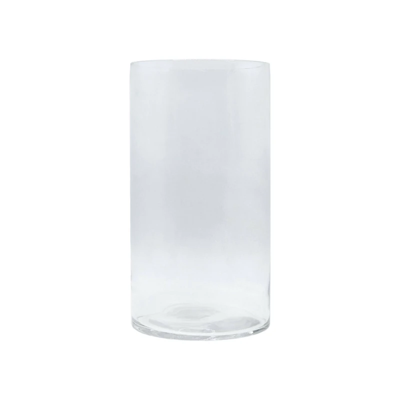 11" Clear Cylinder Glass Vase by Ashland®