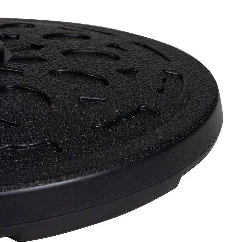 21lb. Black Flat Round Base Stand for Patio Umbrella