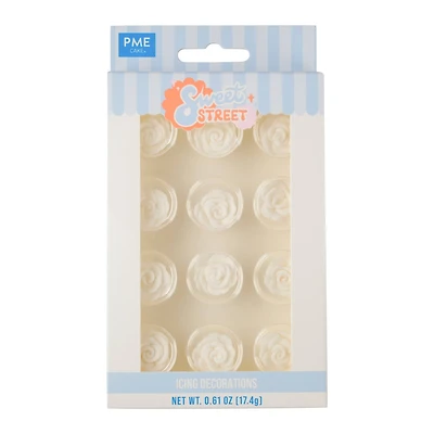 PME Cake Sweet Street® Rose Icing Decorations