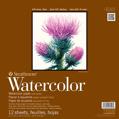 Strathmore® 400 Series 5.5" x 8.5" Watercolor Paper Pad