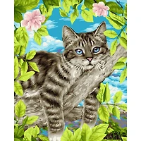 Crafting Spark Lazy Cat Painting by Numbers Kit