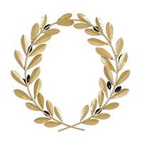 22" Green Coastal Metal Wall Décor