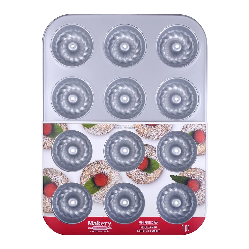 6-Cavity Mini Fluted Pan by Makery™