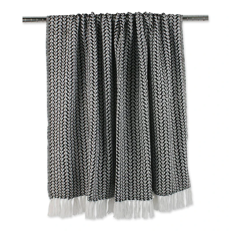 DII® Black Arrowhead Woven Throw
