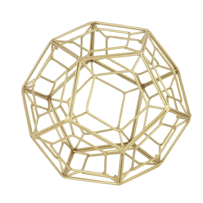 Bronze & Gold Metal Modern Orb Set