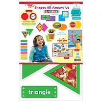 Trend Enterprises® Shapes All Around Us Wipe Off Learning Set