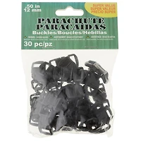Parachute Cord Buckles, 12mm, Value Pack