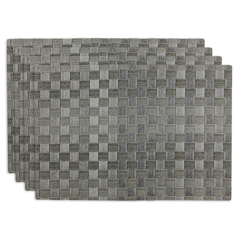 DII® Reversible Basket Weave Woven Placemats