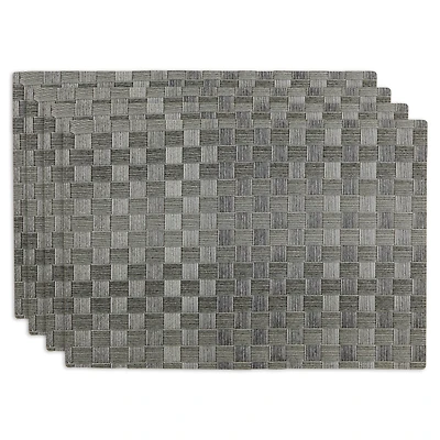 DII® Reversible Basket Weave Woven Placemats
