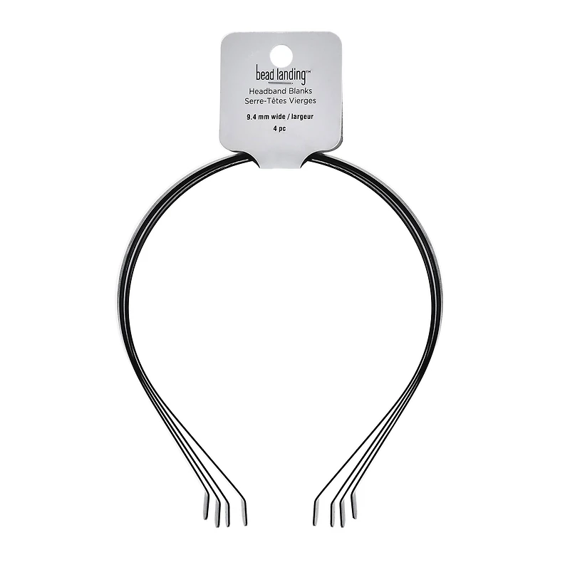 9.4mm Metal Headband Blanks, 4ct. by Bead Landing™