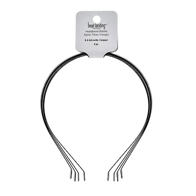 9.4mm Metal Headband Blanks, 4ct. by Bead Landing™
