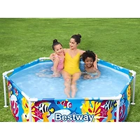 Steel Pro 6ft. UV Careful Splash-in-Shade Play Pool