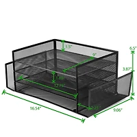 Mind Reader 6-Compartment Desk Organizer