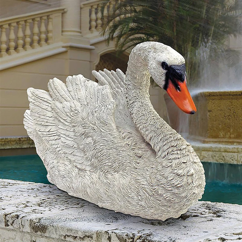 Design Toscano White Swan Statue