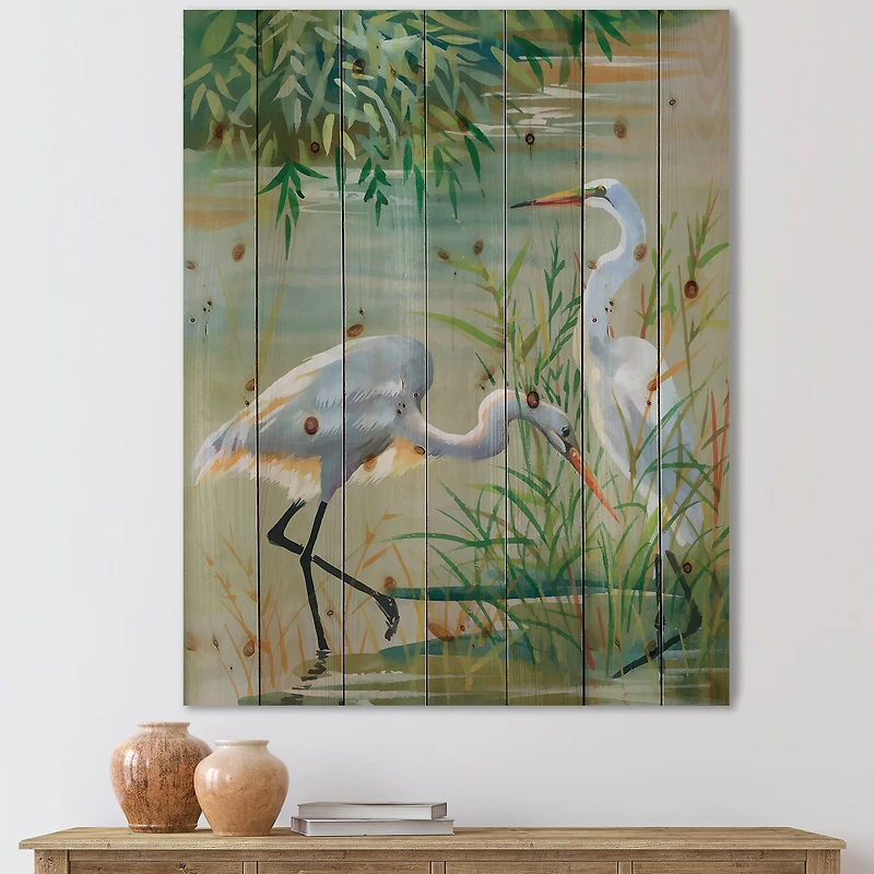 Designart - Heron Birds I