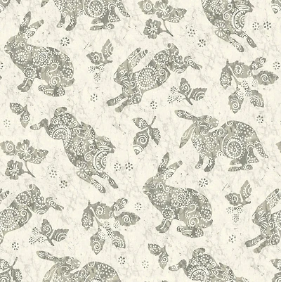 Surface Style Bunny Hop Peel & Stick Wallpaper