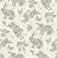 Surface Style Bunny Hop Peel & Stick Wallpaper