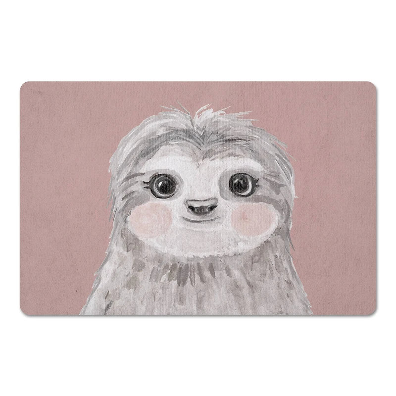 Baby Sloth 18" x 27" Floor Mat