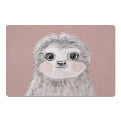 Baby Sloth 18" x 27" Floor Mat