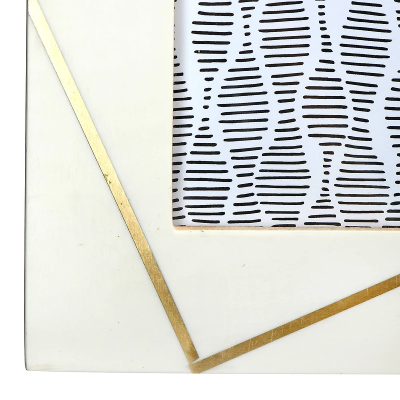 Hello Honey® 2 Pack White & Gold Photo Frame