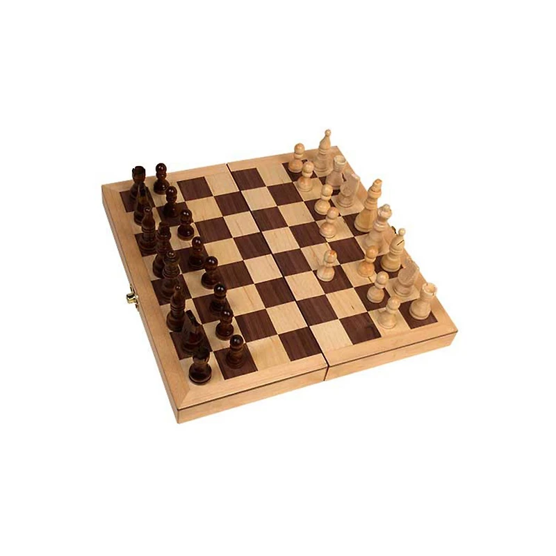 Classic Games Collection 18" Deluxe Folding Chess Set