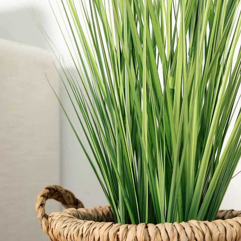 Glitzhome® 3.25ft. Faux Onion Grass Plant in Pot