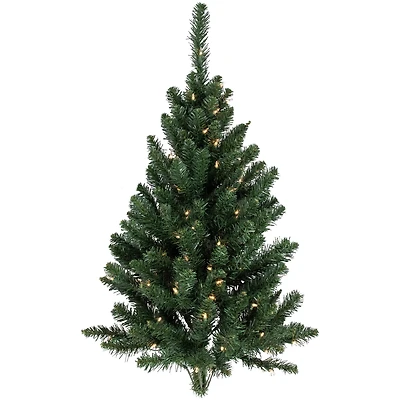 3ft. Pre-Lit Buffalo Fir Artificial Christmas Wall or Door Tree, Clear Dura Lights