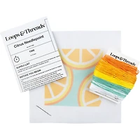 5" x 5" Citrus Needlepoint Kit by Loops & Threads®
