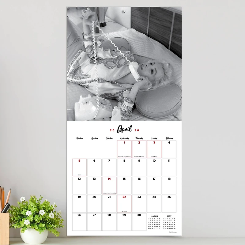 2026 Marilyn Monroe Wall Calendar