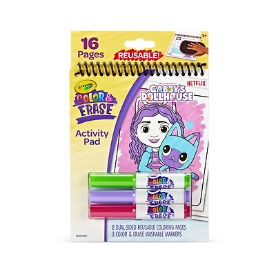 Crayola® Color & Erase™ Gabby's Dollhouse Activity Pad