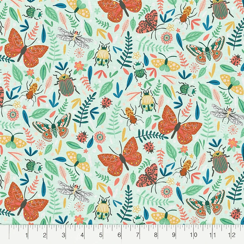 Fabric Editions Butterfly Garden Cotton Fabric
