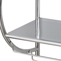 Organize It All 2-Tier Wall Mounted Shelf & Towel Bars