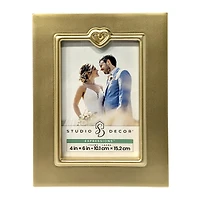 Expressions™ Gold Frame with Heart Icon by Studio Décor
