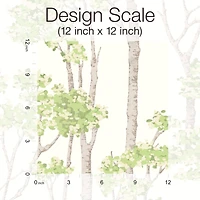 RoomMates Green & Gray Birch Grove Peel & Stick Wallpaper