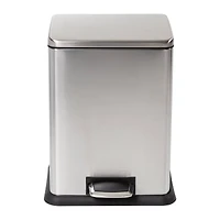 Honey Can Do Tall & Wide 58L Stainless Steel Step Trash Can with Lid