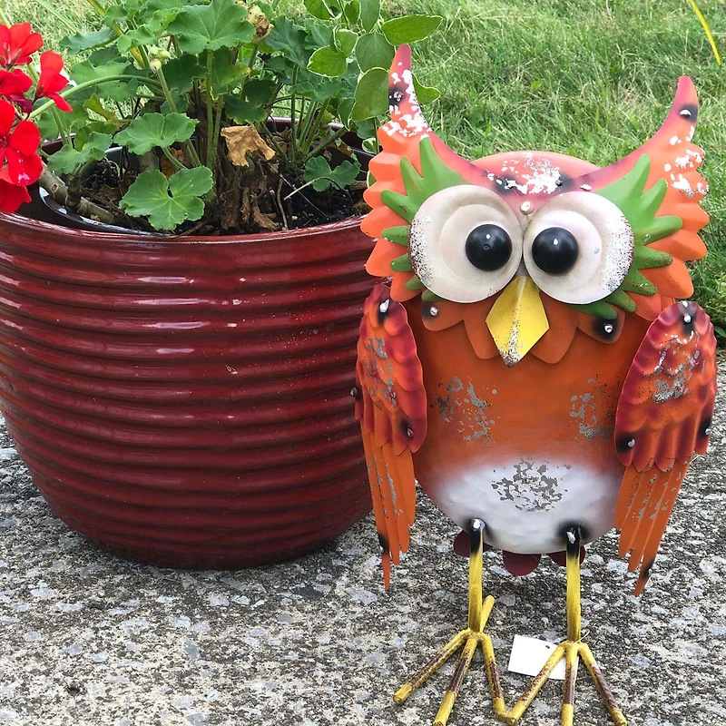 Santa's Workshop 14" Iron Barn Owl