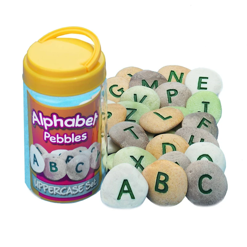 Yellow Door Uppercase Alphabet Pebble, 26ct.