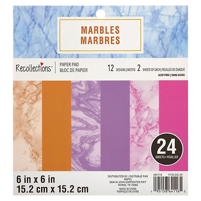 Marbles Paper Pad by Recollections™