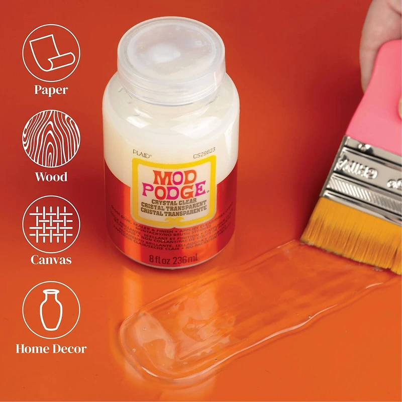 Mod Podge® 8oz. Crystal Clear Gloss Glue, Sealer & Finish