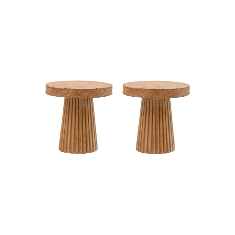 Mini Brown Side Tables, 2ct. by Make Market®