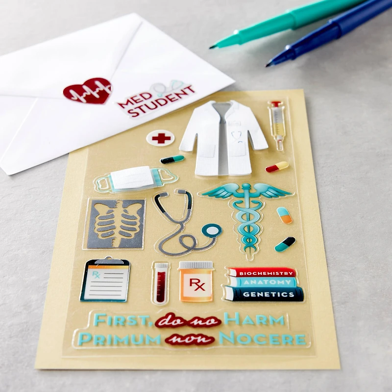 Med School Dimensional Stickers by Recollections™
