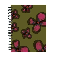 TF Publishing Painted Flowers Spiral Lined Journal