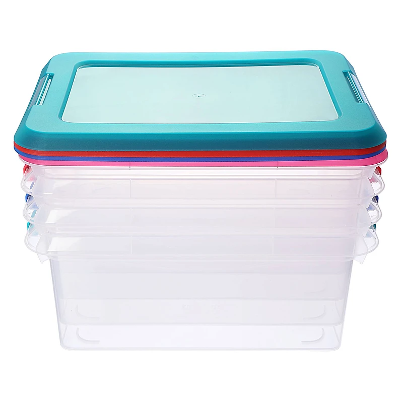 14.5qt. Storage Bins with Lids, 4ct. by Simply Tidy™