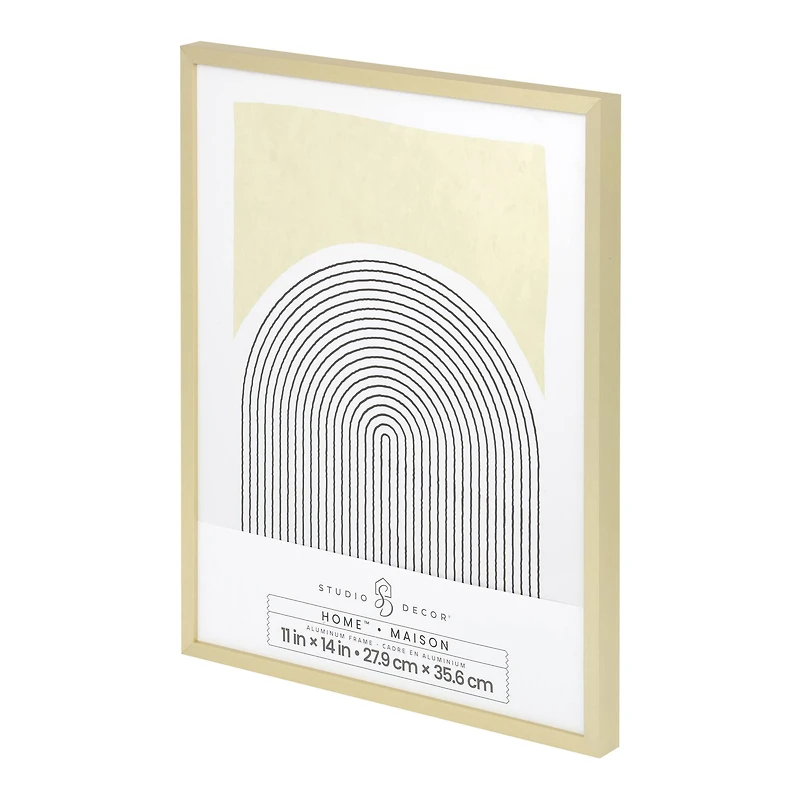 Home™ Gold Aluminum Frame by Studio Décor