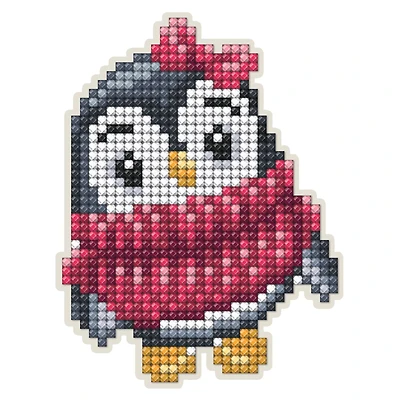 RTO Collection D'Art® Penguin With Sweater Beginner Diamond Painting Magnet Kit